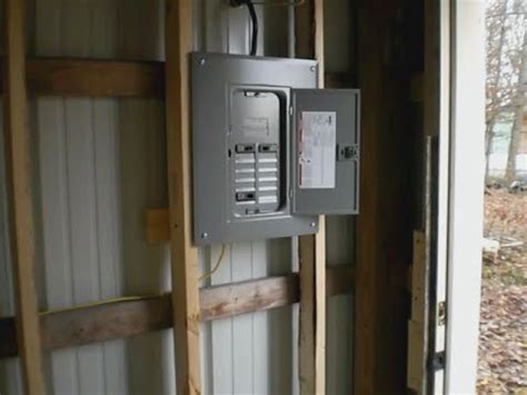 electric panel box for horse barn|running electric to barn size.